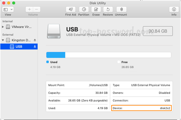 mac format usb drive for windows